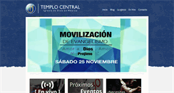 Desktop Screenshot of iglesiadedioscentral.com